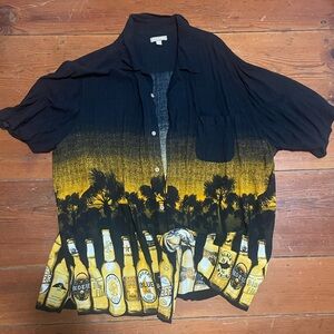 George Black Textured Shirt